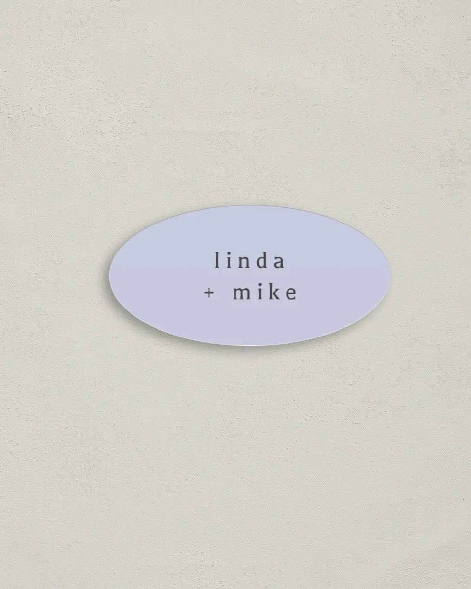 This is a 3" x 1½" Envelope Seal called Gilded Marble printed in full color