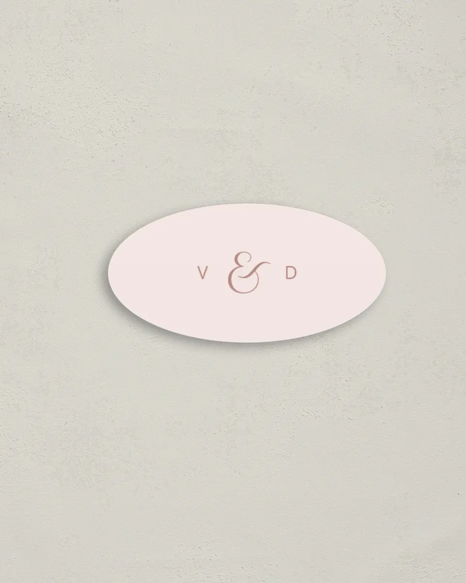 This is a 3" x 1½" Envelope Seal called Neat Arrangement printed in full color