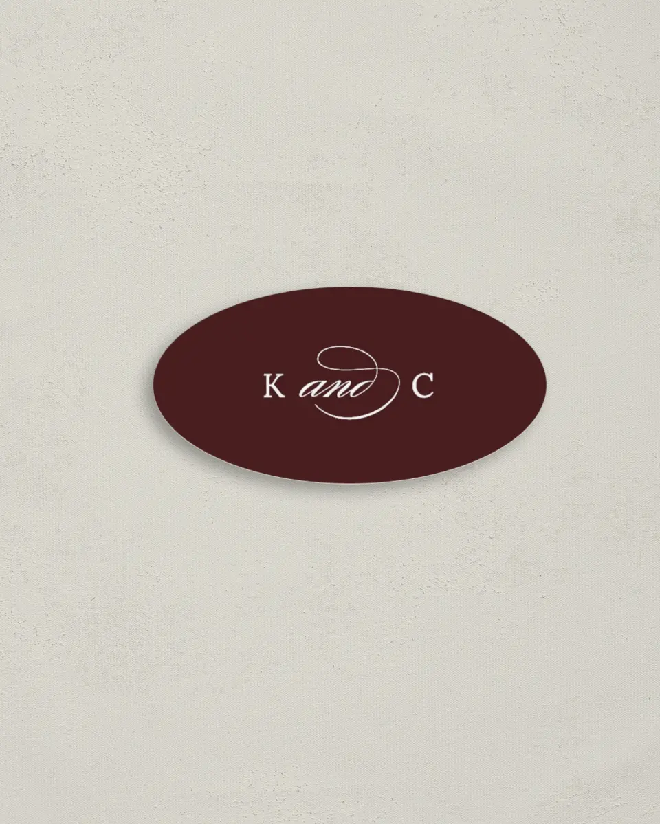 This is a 3" x 1½" Envelope Seal called Enchanted Bliss printed in full color