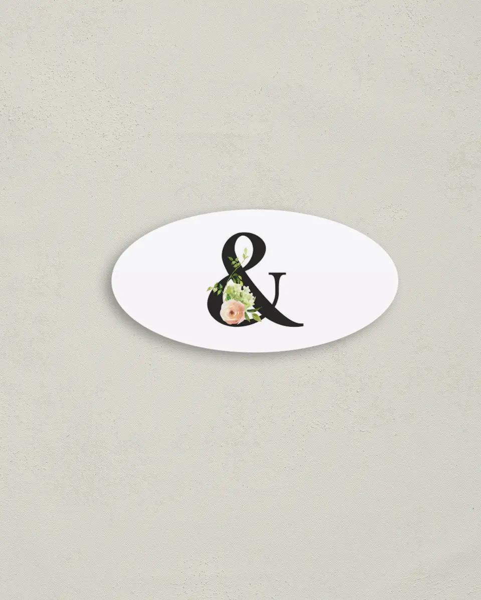 This is a 3" x 1½" Envelope Seal called Elegant Unity printed in full color