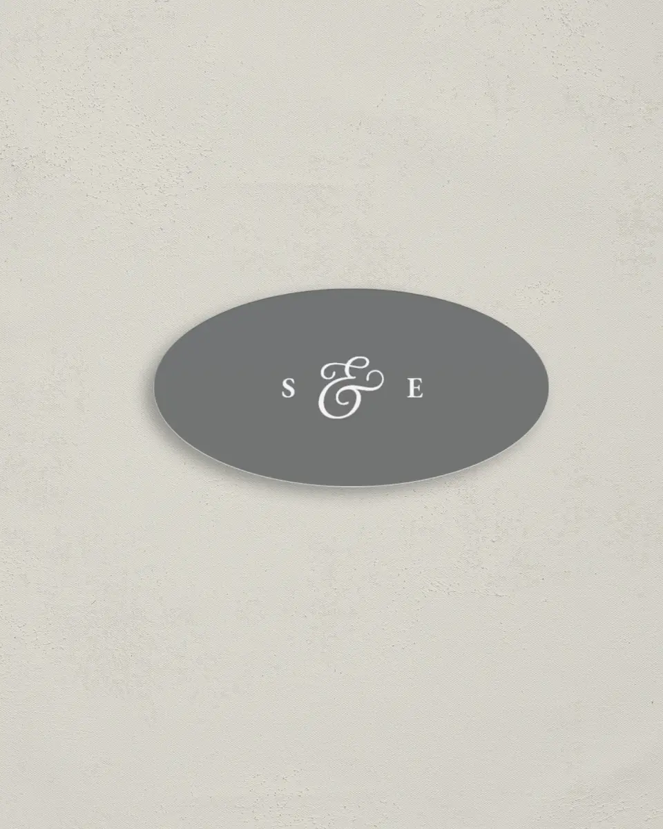 This is a 3" x 1½" Envelope Seal called Heavenly Harmony printed in full color