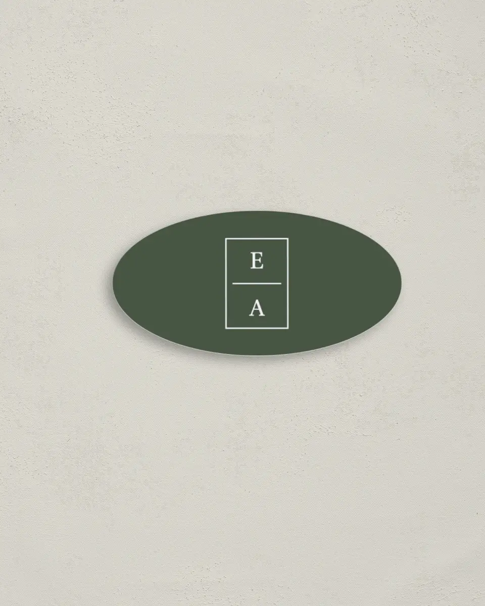 This is a 3" x 1½" Envelope Seal called Magnificent Margin printed in full color