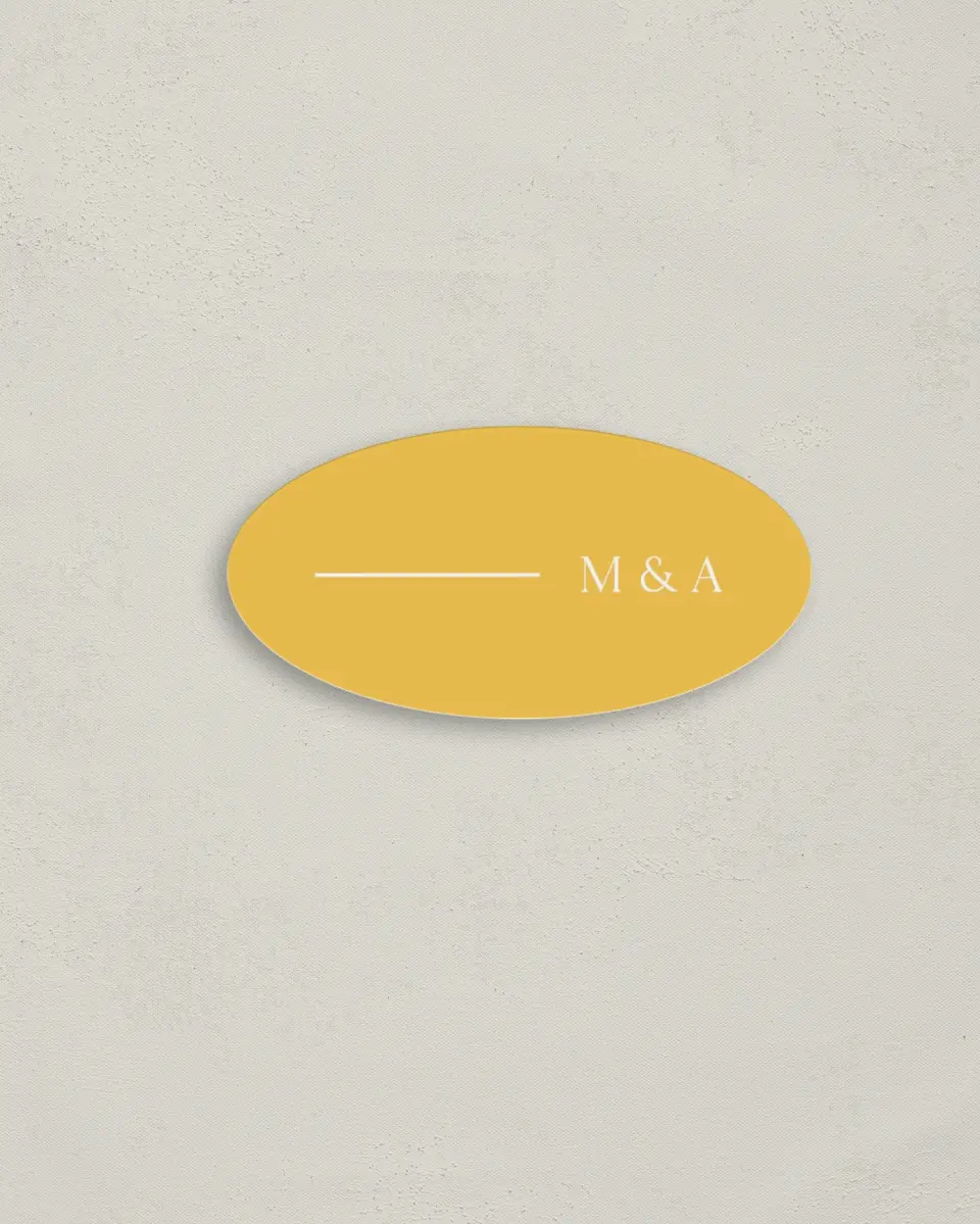 This is a 3" x 1½" Envelope Seal called The Morgan printed in full color