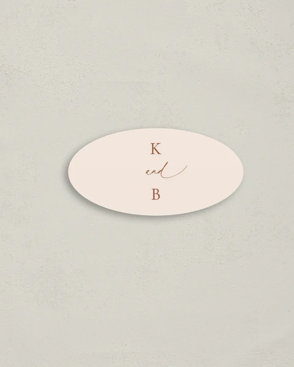 This is a 3" x 1½" Envelope Seal called The Kyleigh printed in full color