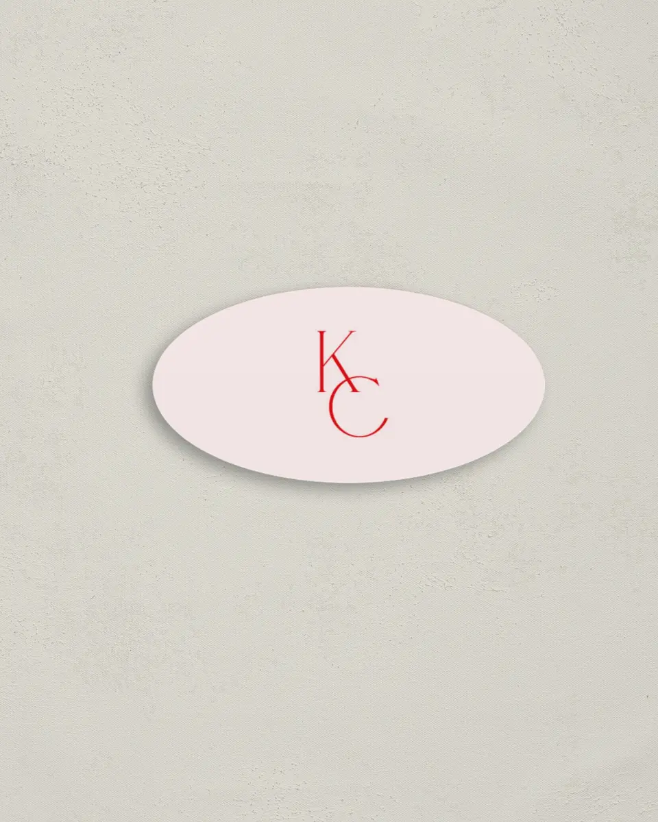 This is a 3" x 1½" Envelope Seal called Initial Unity printed in full color