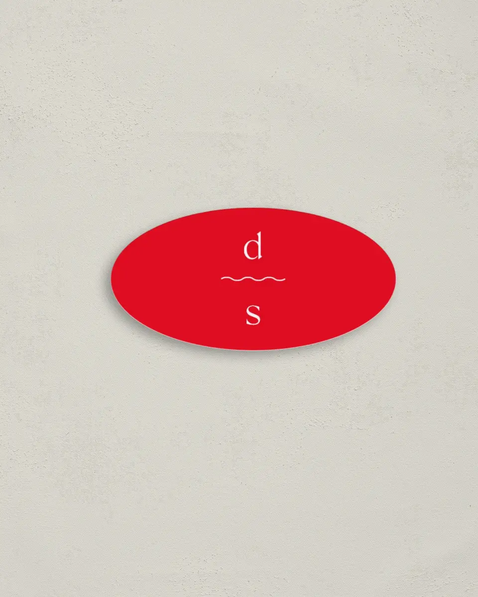 This is a 3" x 1½" Envelope Seal called The Delaney printed in full color