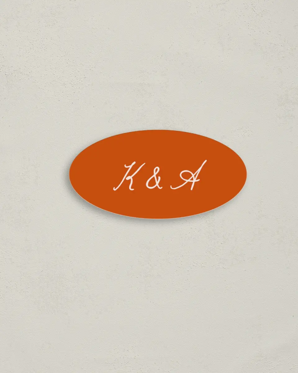 This is a 3" x 1½" Envelope Seal called The Kennedy printed in full color