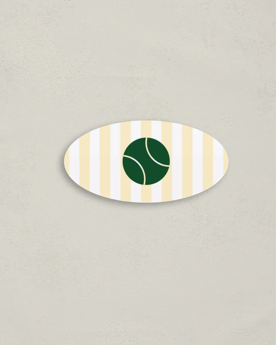 This is a 3" x 1½" Envelope Seal called A Perfect Match printed in full color