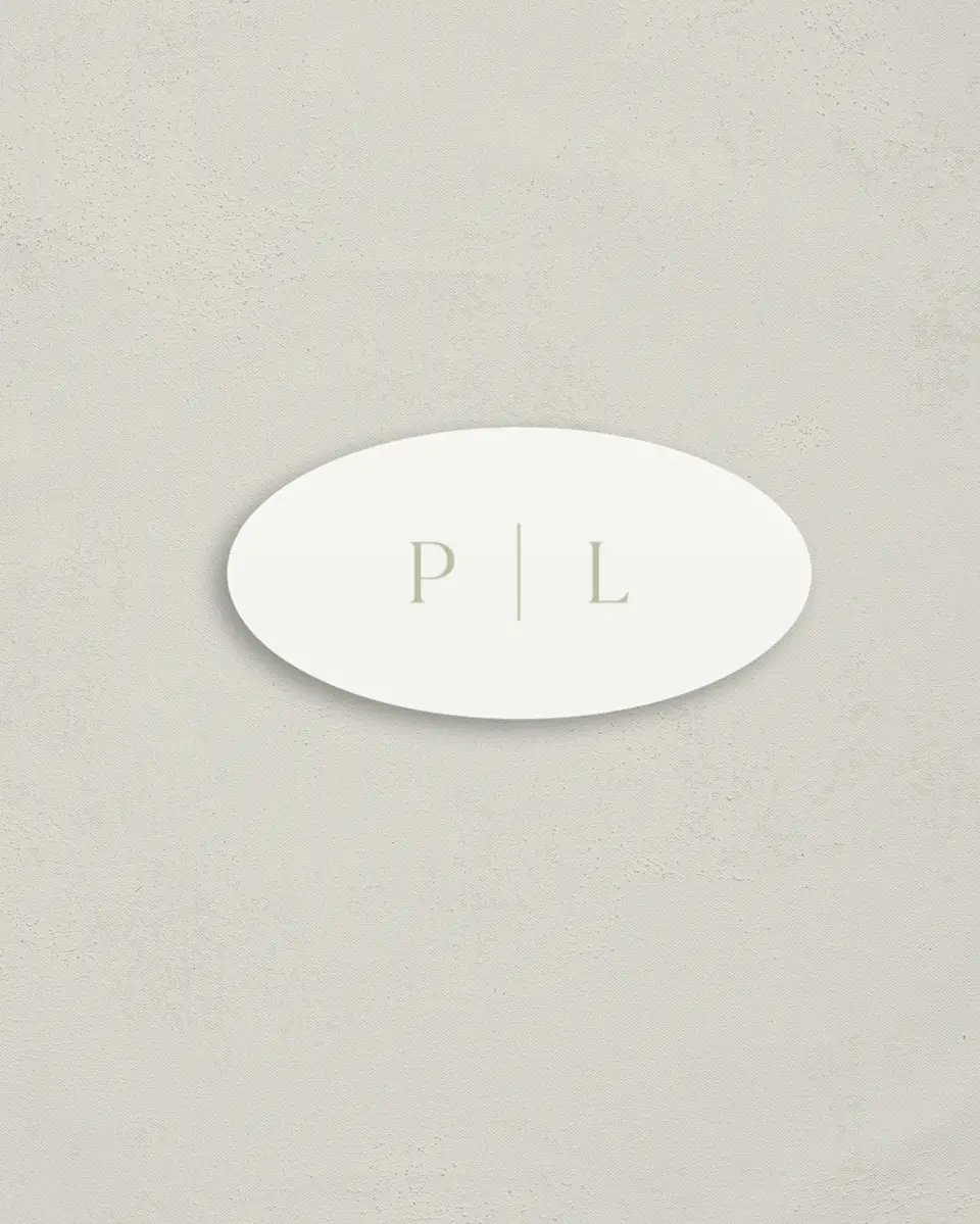 This is a 3" x 1½" Envelope Seal called The Penelope printed in full color