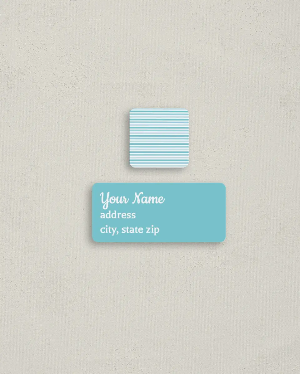 This is a 2¼" x 1" Labels; 1" x 1" Seals Return Address Label called Photo Collage printed in full color