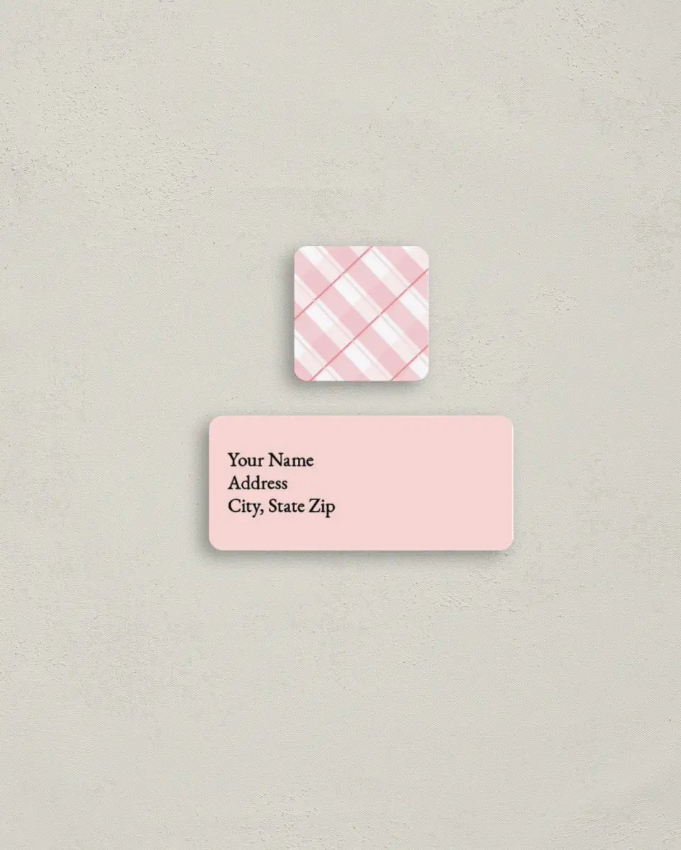 This is a 2¼" x 1" Labels; 1" x 1" Seals Return Address Label called Photo Collage printed in full color