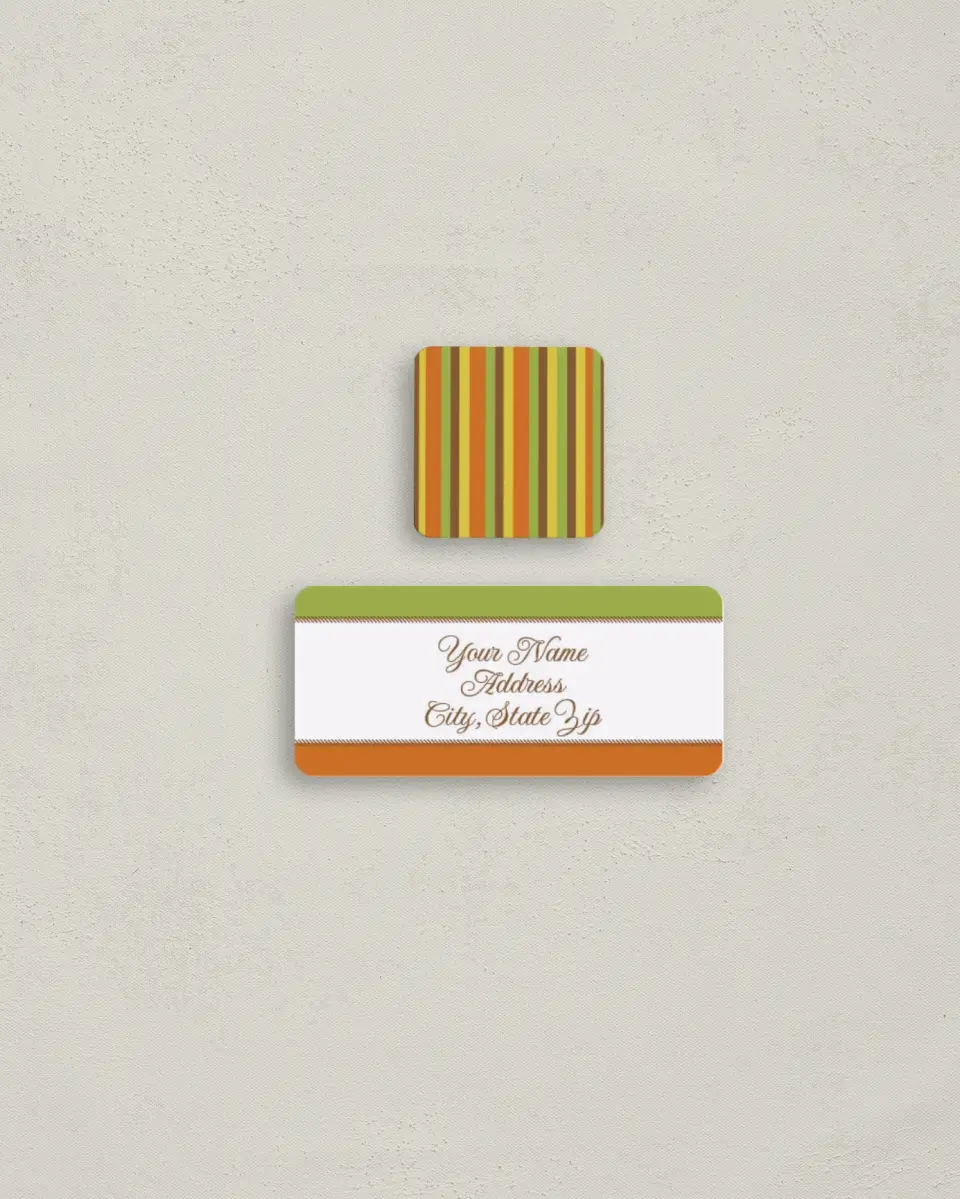 This is a 2¼" x 1" Labels; 1" x 1" Seals Return Address Label called Photo Collage printed in full color