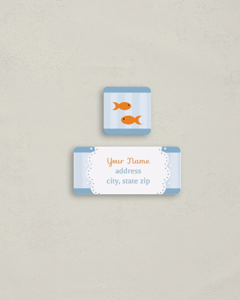 This is a 2¼" x 1" Labels; 1" x 1" Seals Return Address Label called It's A ... printed in full color