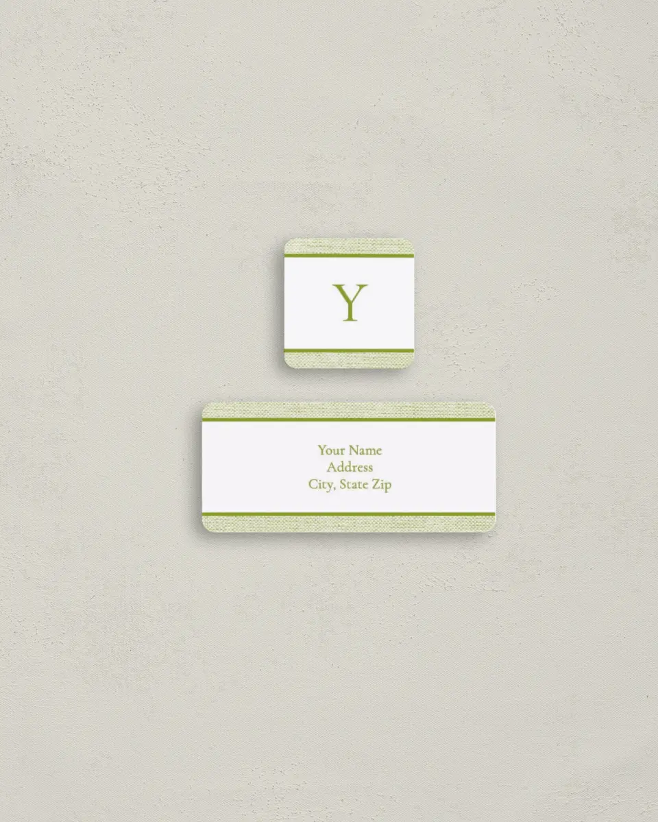 This is a 2¼" x 1" Labels; 1" x 1" Seals Return Address Label called Legacy of Love printed in full color