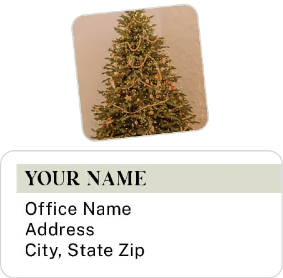 This is a 2¼" x 1" Labels; 1" x 1" Seals Return Address Label called Home Sweet Home printed in full color