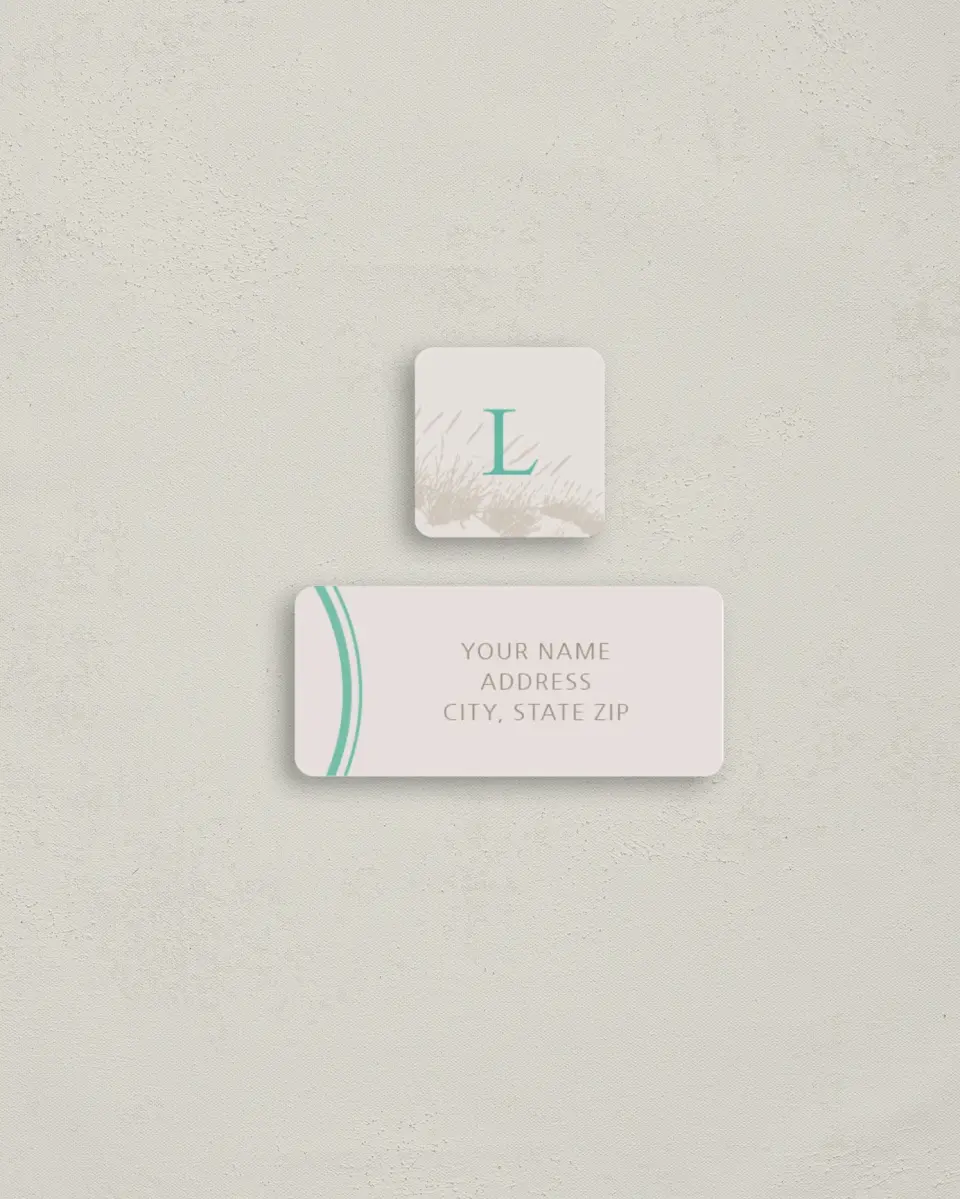 This is a 2¼" x 1" Labels; 1" x 1" Seals Return Address Label called Field of Dreams printed in full color