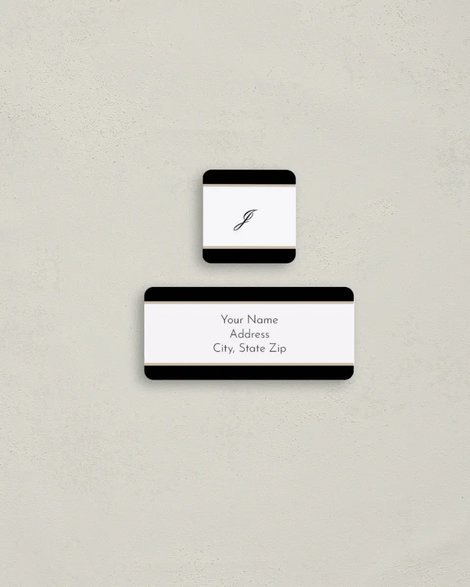 This is a 2¼" x 1" Labels; 1" x 1" Seals Return Address Label called Vision of Love printed in full color