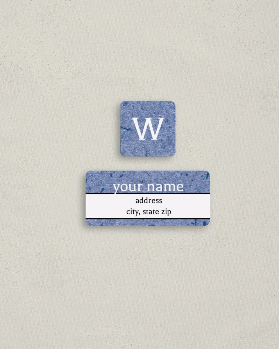 This is a 2¼" x 1" Labels; 1" x 1" Seals Return Address Label called Classic Photo printed in full color