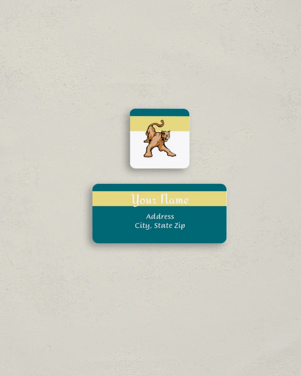 This is a 2¼" x 1" Labels; 1" x 1" Seals Return Address Label called 30 Year Reunion printed in full color