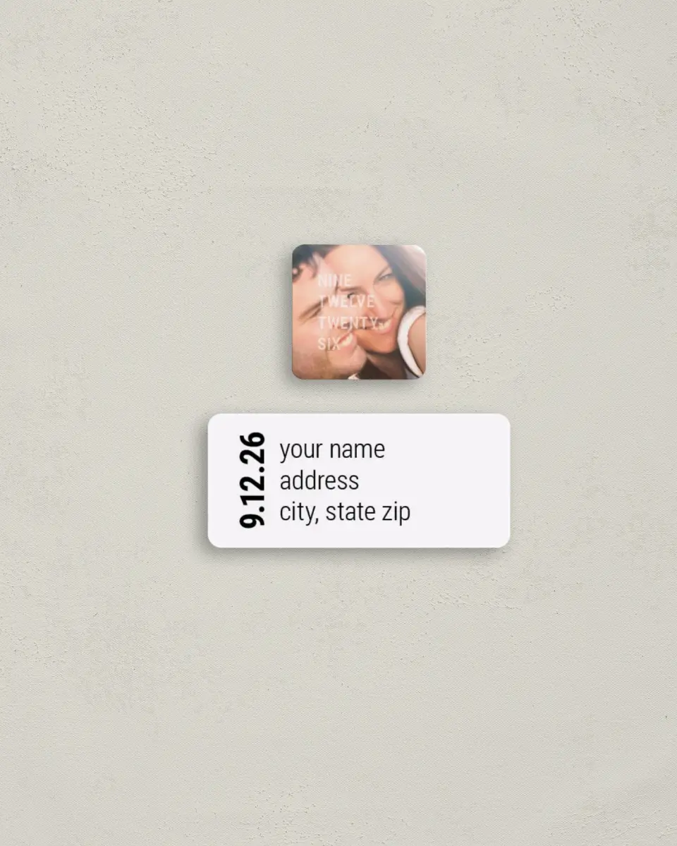 This is a 2¼" x 1" Labels; 1" x 1" Seals Return Address Label called See Through Love printed in full color