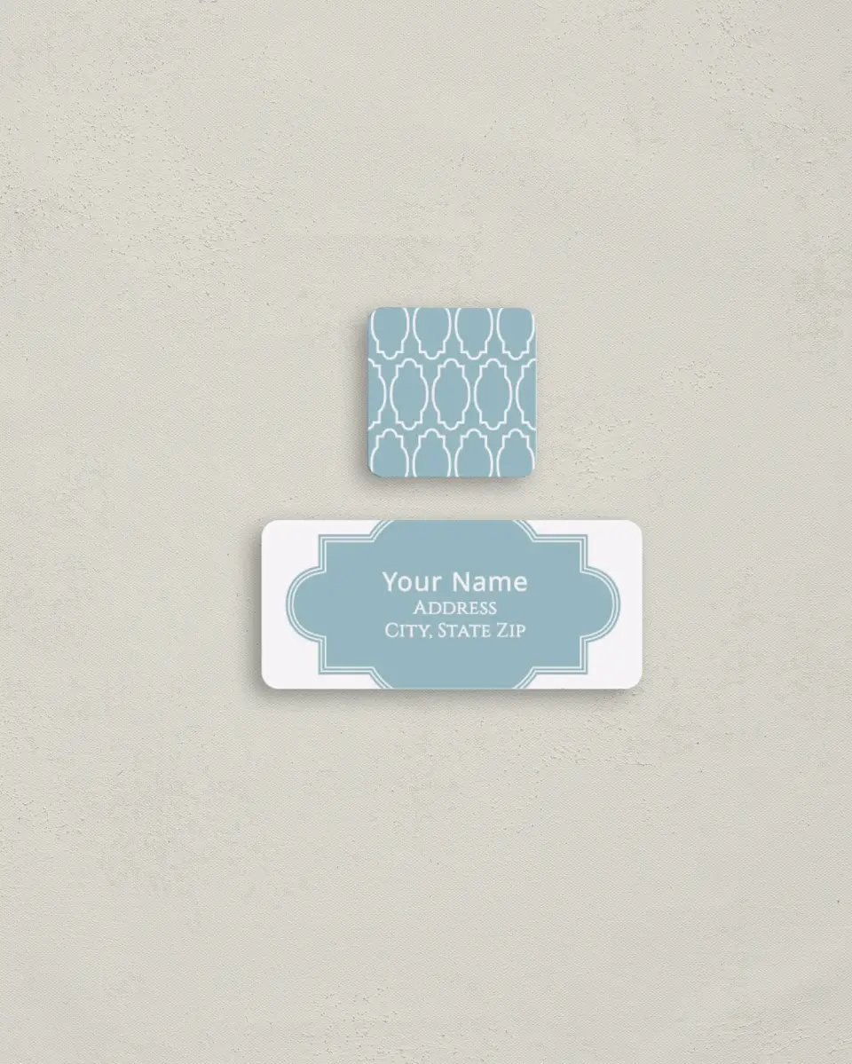 This is a 2¼" x 1" Labels; 1" x 1" Seals Return Address Label called Storybook Ending printed in full color