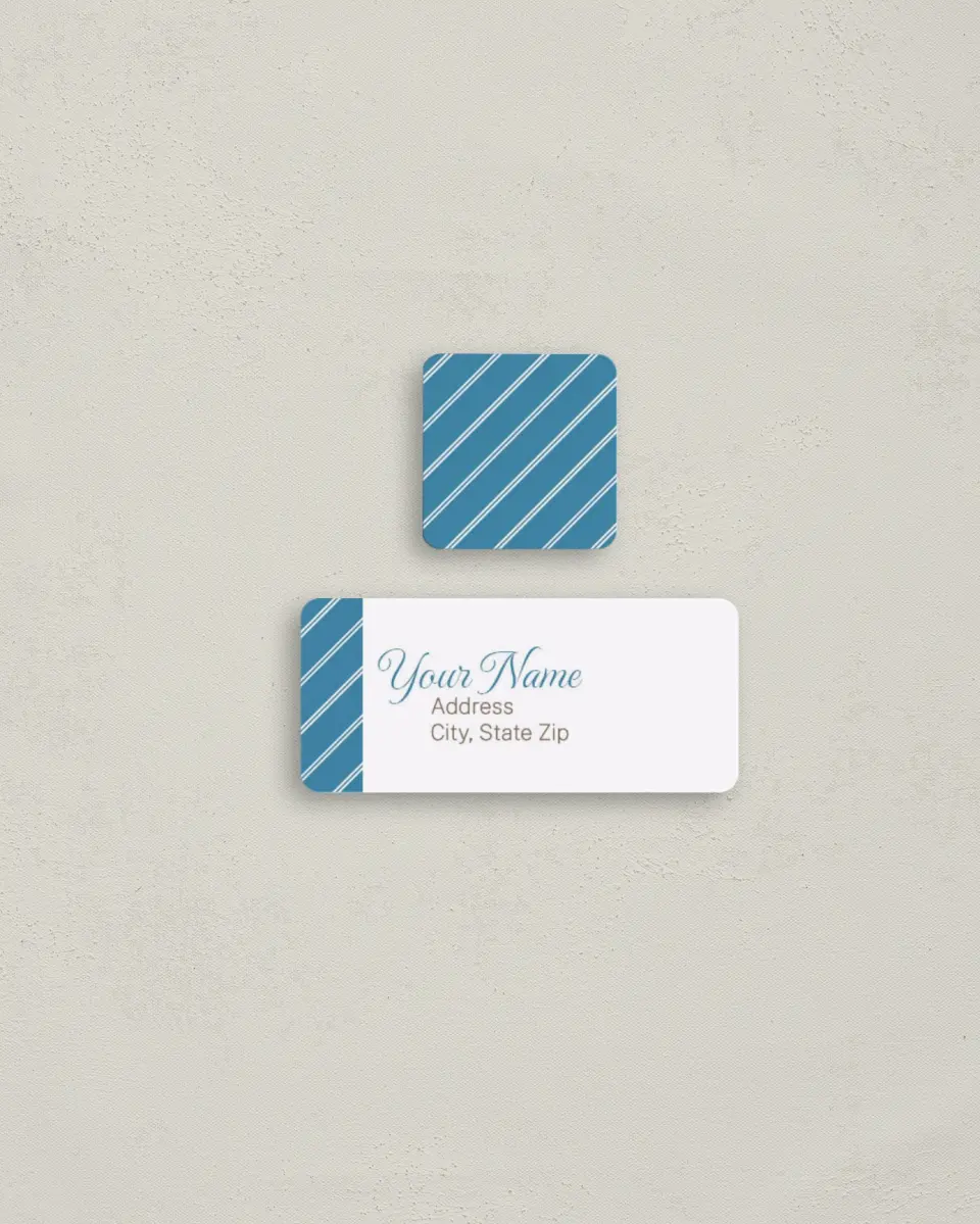 This is a 2¼" x 1" Labels; 1" x 1" Seals Label & Seal Set called Darling Introduction printed in full color