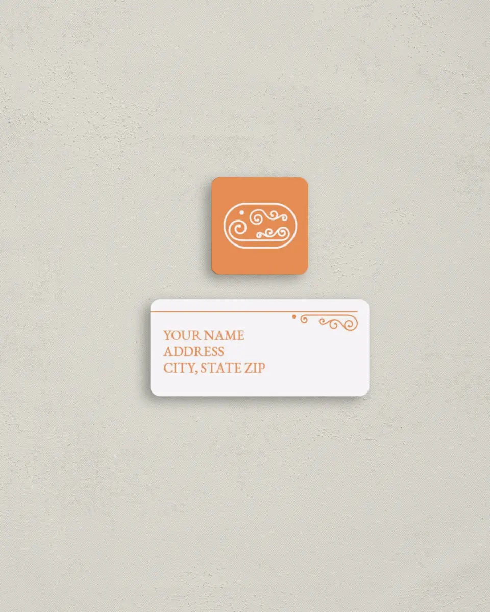 This is a 2¼" x 1" Labels; 1" x 1" Seals Return Address Label called Best Day Ever printed in full color