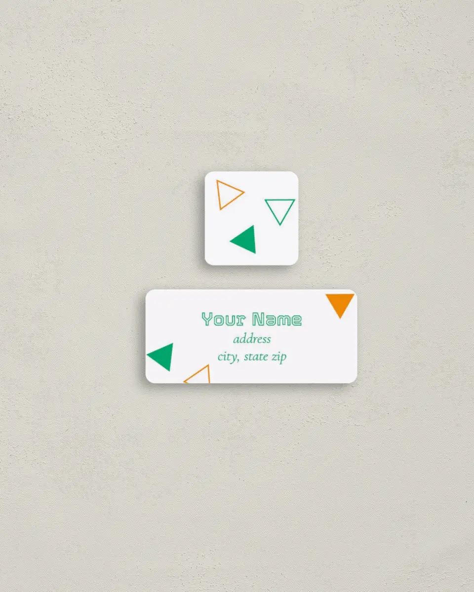 This is a 2¼" x 1" Labels; 1" x 1" Seals Return Address Label called Sprinkled With Love printed in full color