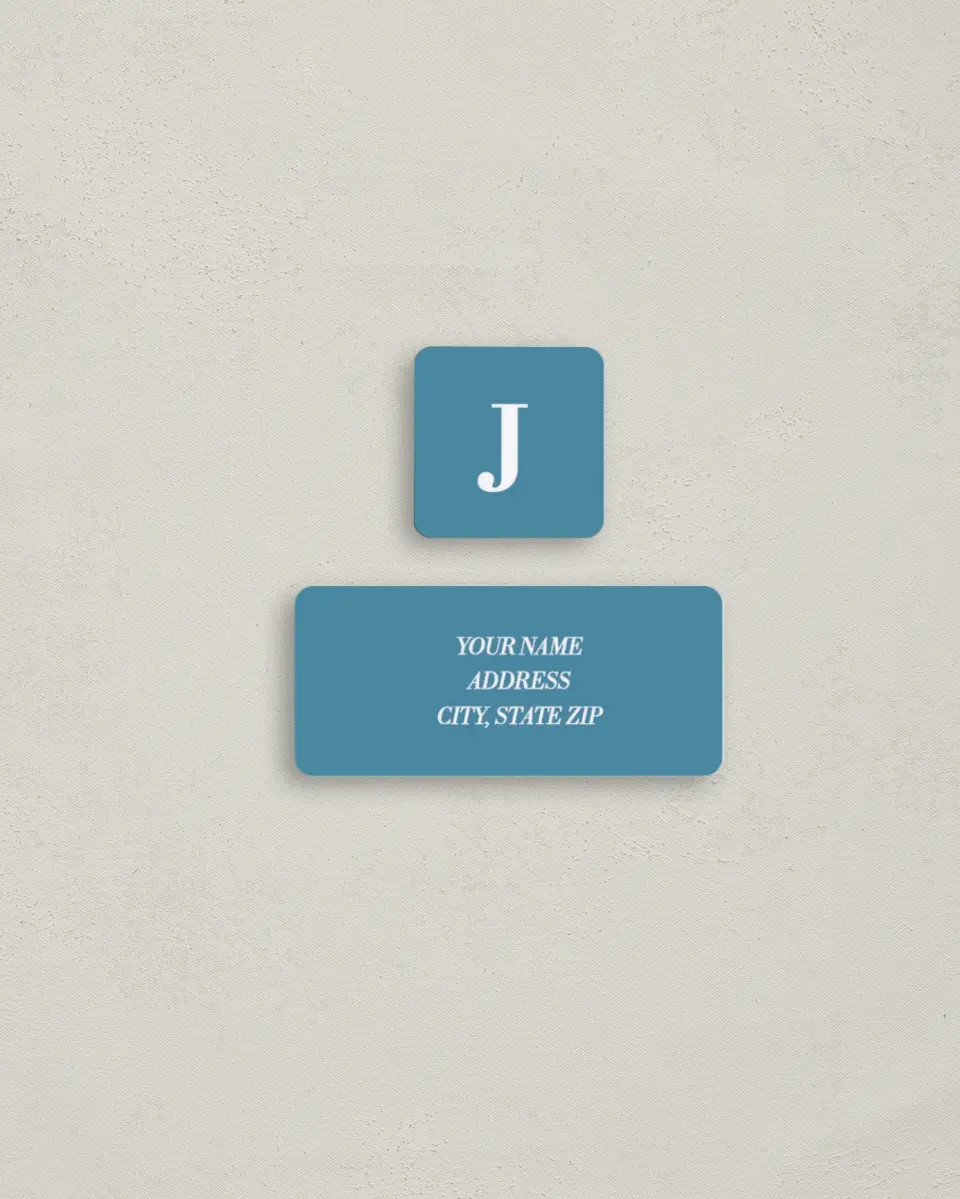 This is a 2¼" x 1" Labels; 1" x 1" Seals Return Address Label called Starry Introduction printed in full color