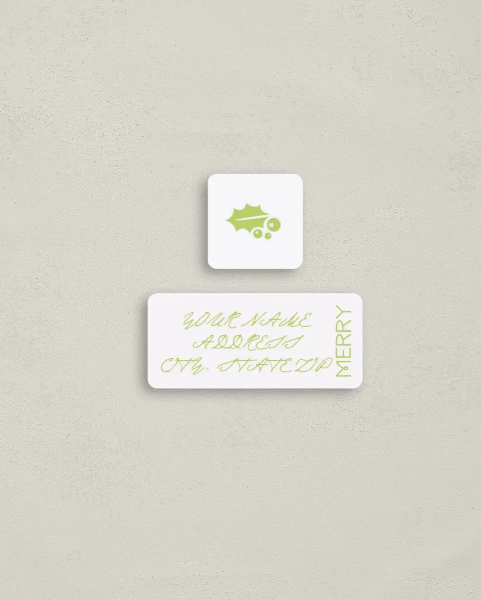 This is a 2¼" x 1" Labels; 1" x 1" Seals Return Address Label called Be Married printed in full color