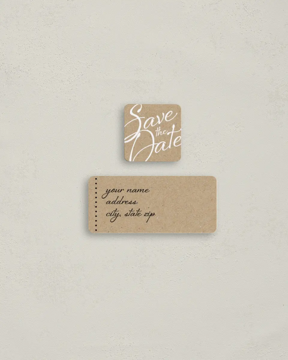 This is a 2¼" x 1" Labels; 1" x 1" Seals Return Address Label called Enchanted Day printed in full color