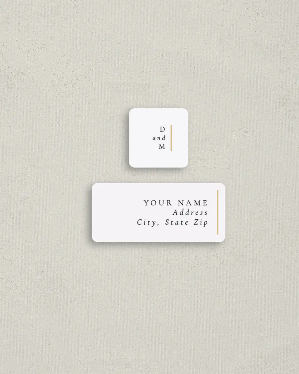 This is a 2¼" x 1" Labels; 1" x 1" Seals Return Address Label called Laughing Hearts printed in full color