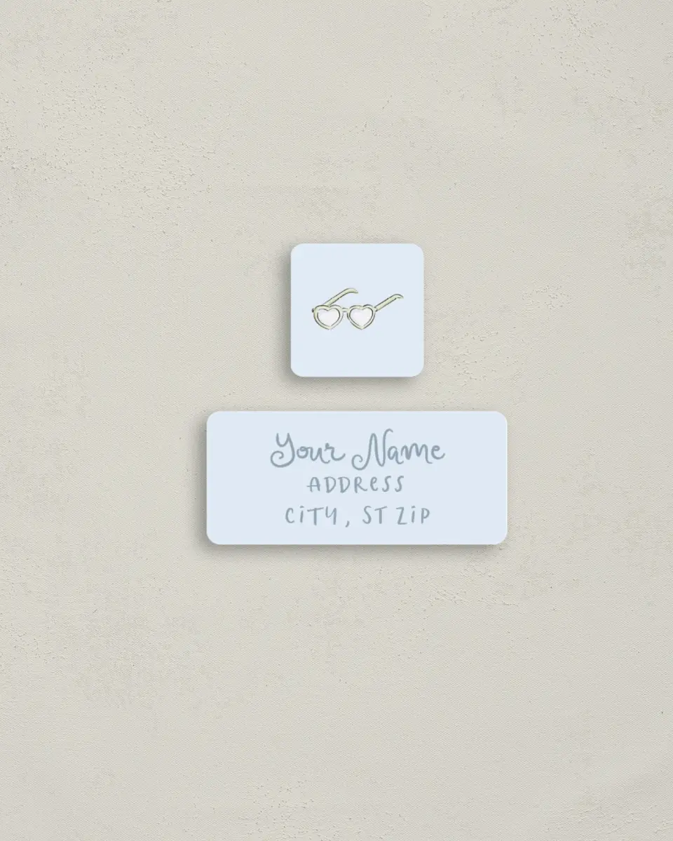 This is a 2¼" x 1" Labels; 1" x 1" Seals Bachelorette Party Accessorie called Pool Bach printed in full color