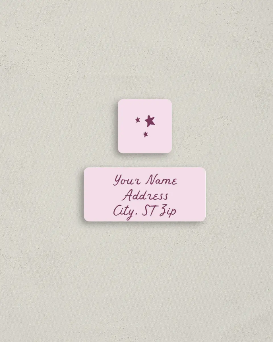 This is a 2¼" x 1" Labels; 1" x 1" Seals Bachelorette Party Accessorie called Last Trail printed in full color
