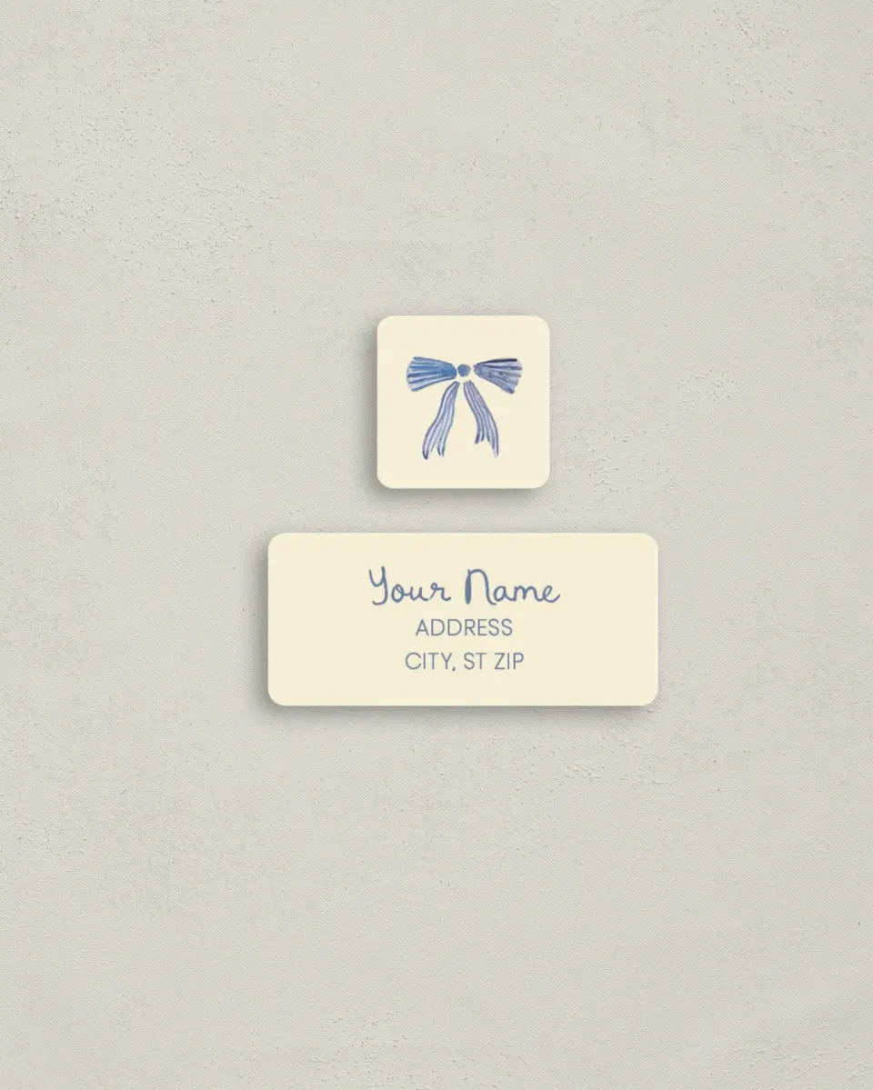 This is a 2¼" x 1" Labels; 1" x 1" Seals Bachelorette Party Accessorie called Ciao Baby printed in full color