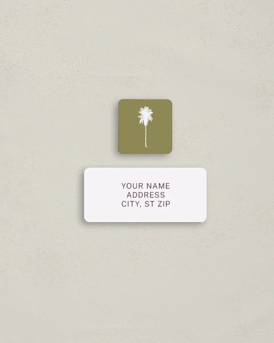 This is a 2¼" x 1" Labels; 1" x 1" Seals Return Address Label called The Wilclift printed in full color
