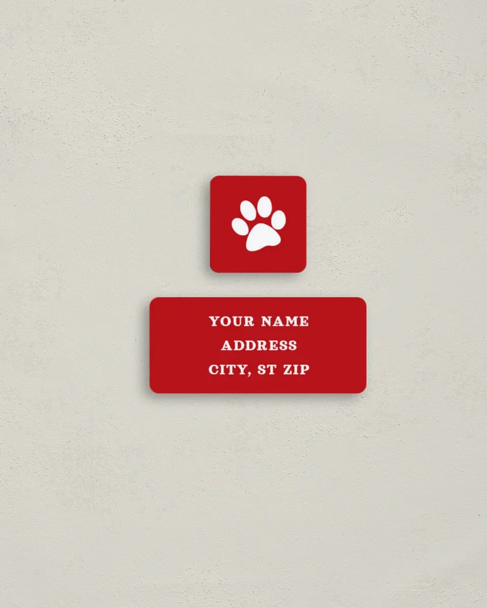 This is a 2¼" x 1" Labels; 1" x 1" Seals Return Address Label called Santa's Favorite printed in full color