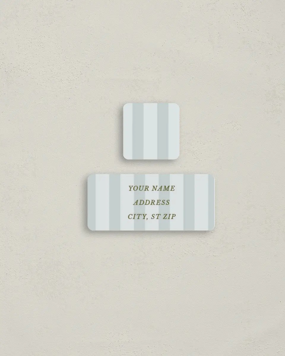 This is a 2¼" x 1" Labels; 1" x 1" Seals Return Address Label called Love You Forever printed in full color