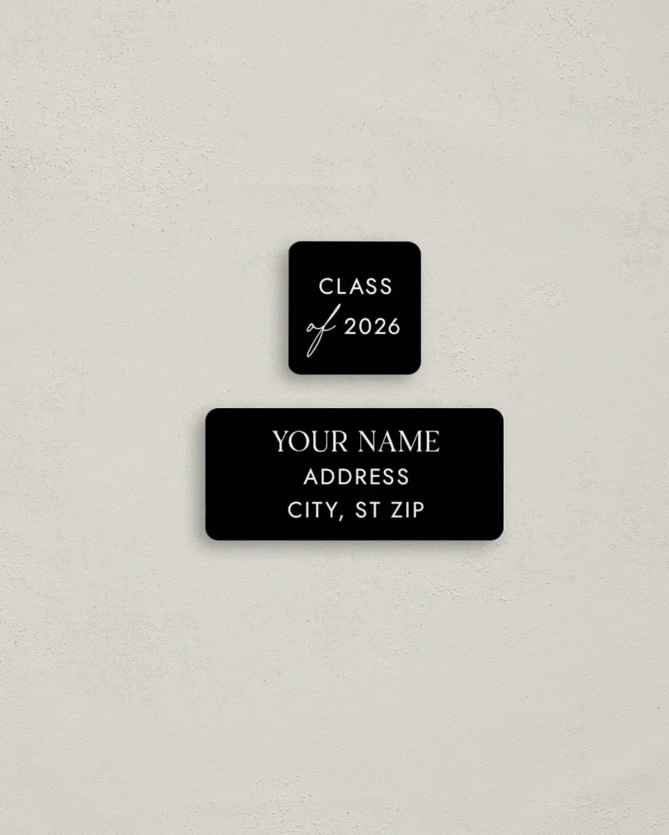This is a 2¼" x 1" Labels; 1" x 1" Seals Return Address Label called Pure Frame printed in full color