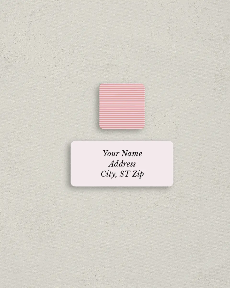 This is a 2¼" x 1" Labels; 1" x 1" Seals Return Address Label called Snapshot Graduate printed in full color
