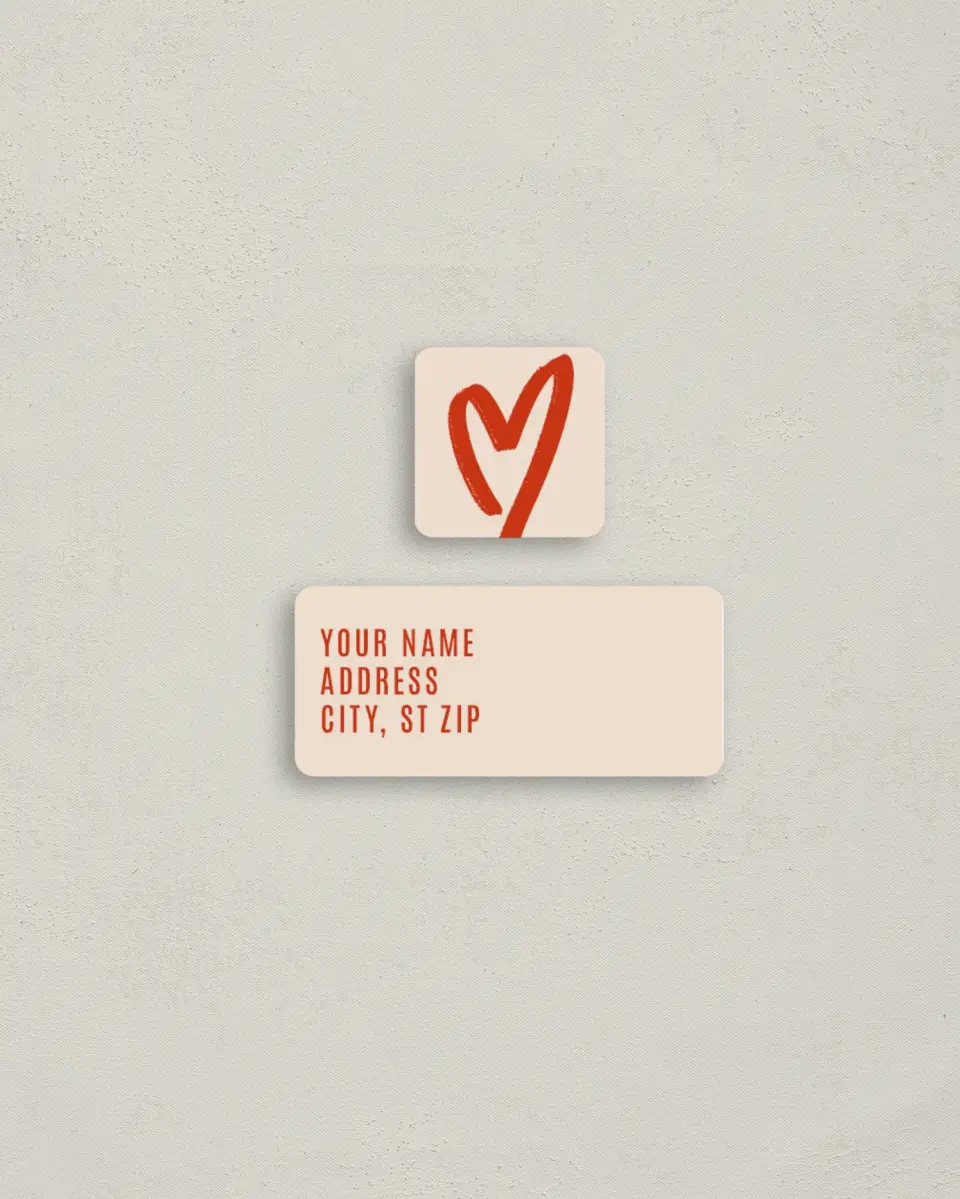 This is a 2¼" x 1" Labels; 1" x 1" Seals Return Address Label called Capture It, Remember It printed in full color