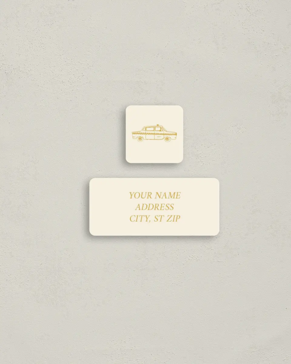 This is a 2¼" x 1" Labels; 1" x 1" Seals Bachelorette Party Accessorie called How to Lose your Last Name in 10 Days printed in full color