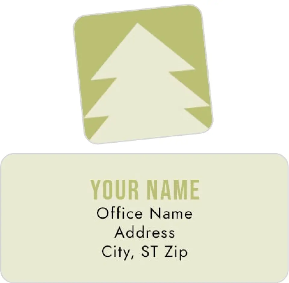 This is a 2¼" x 1" Labels; 1" x 1" Seals Return Address Labels & Seal Set called Achieve your Goals printed in full color