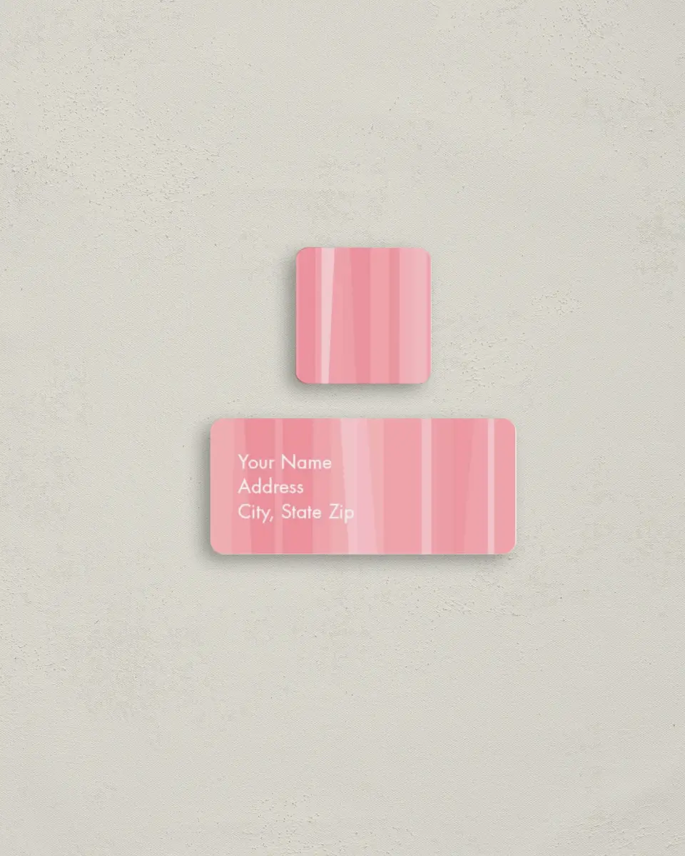 This is a 2¼" x 1" Labels; 1" x 1" Seals Return Address Label called Little Sister printed in full color