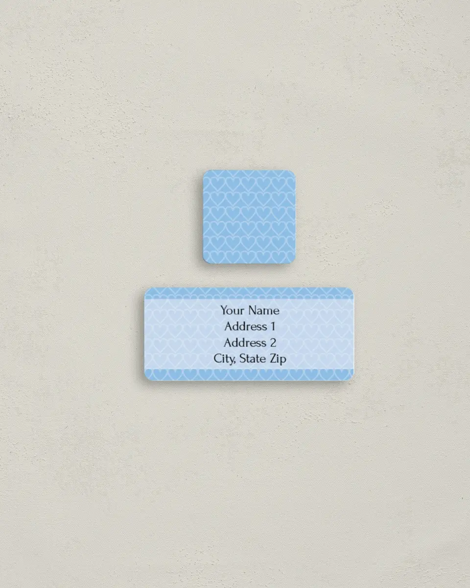 This is a 2¼" x 1" Labels; 1" x 1" Seals Return Address Label called Sibling(s) Introduce(s) printed in full color