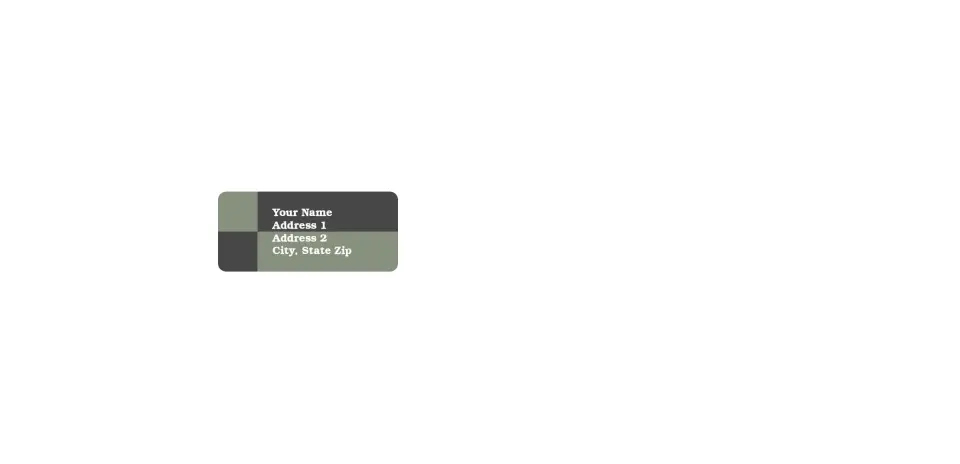 Small Return Address Labels
