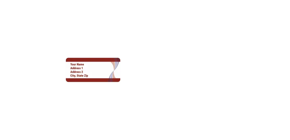 Small Return Address Labels