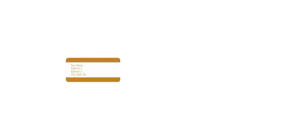 Small Return Address Labels