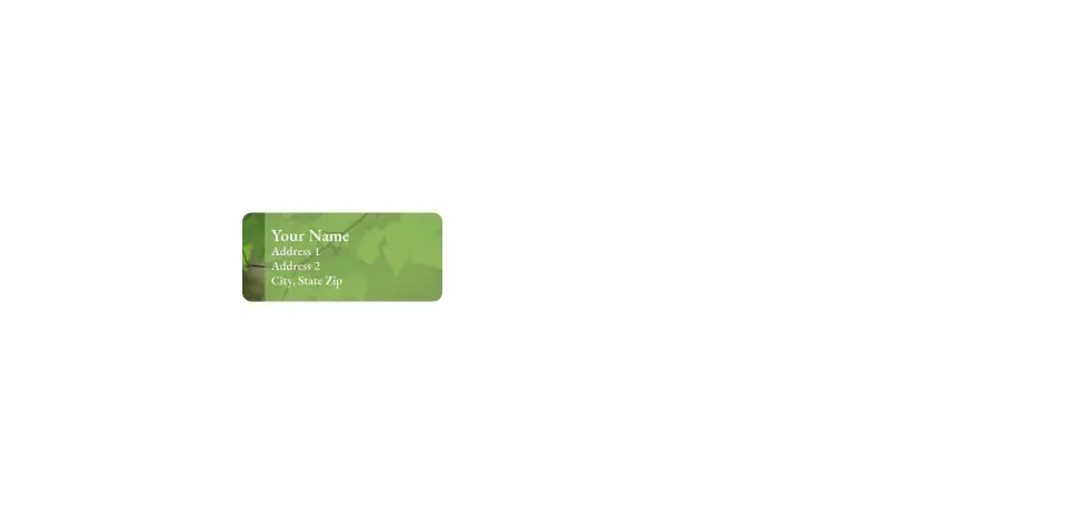 Small Return Address Labels