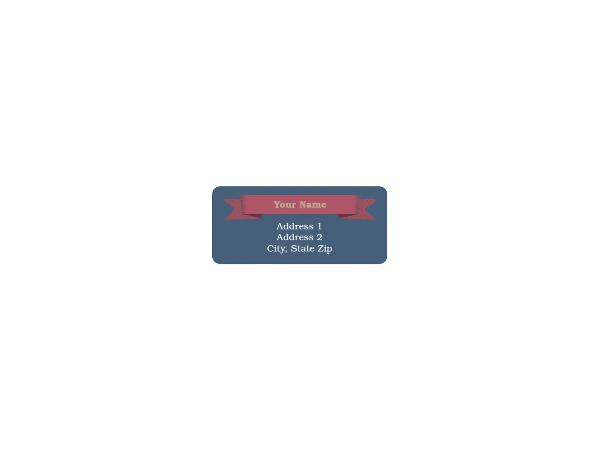 Small Return Address Labels